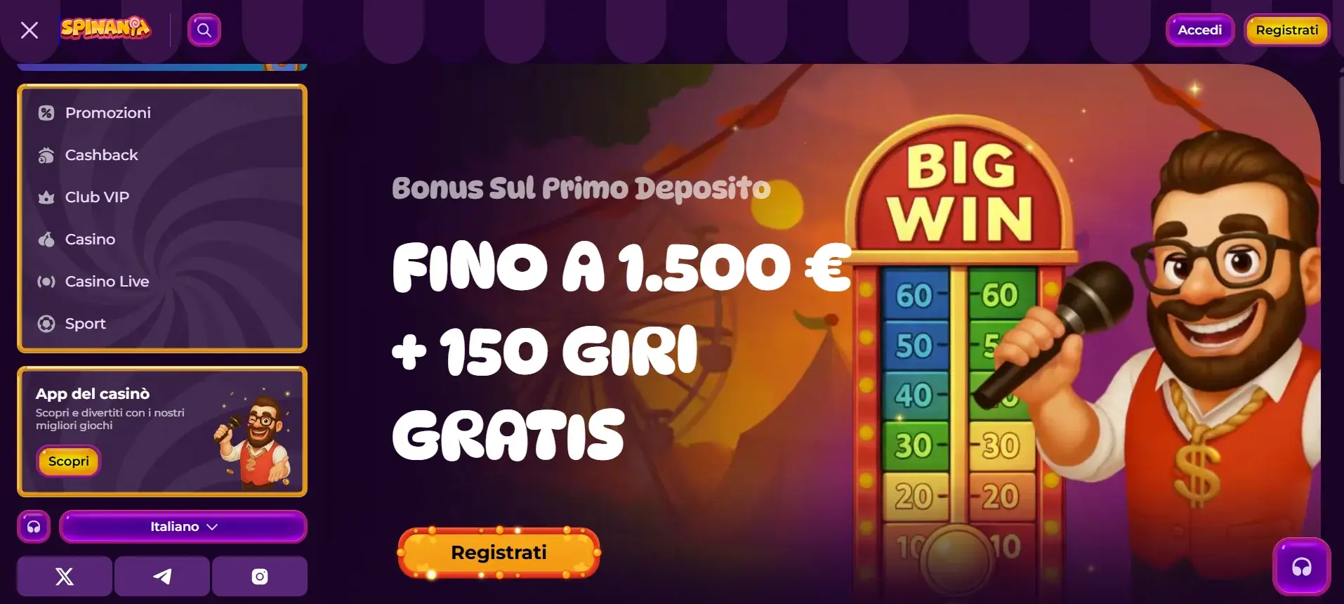 Spinania Casino review