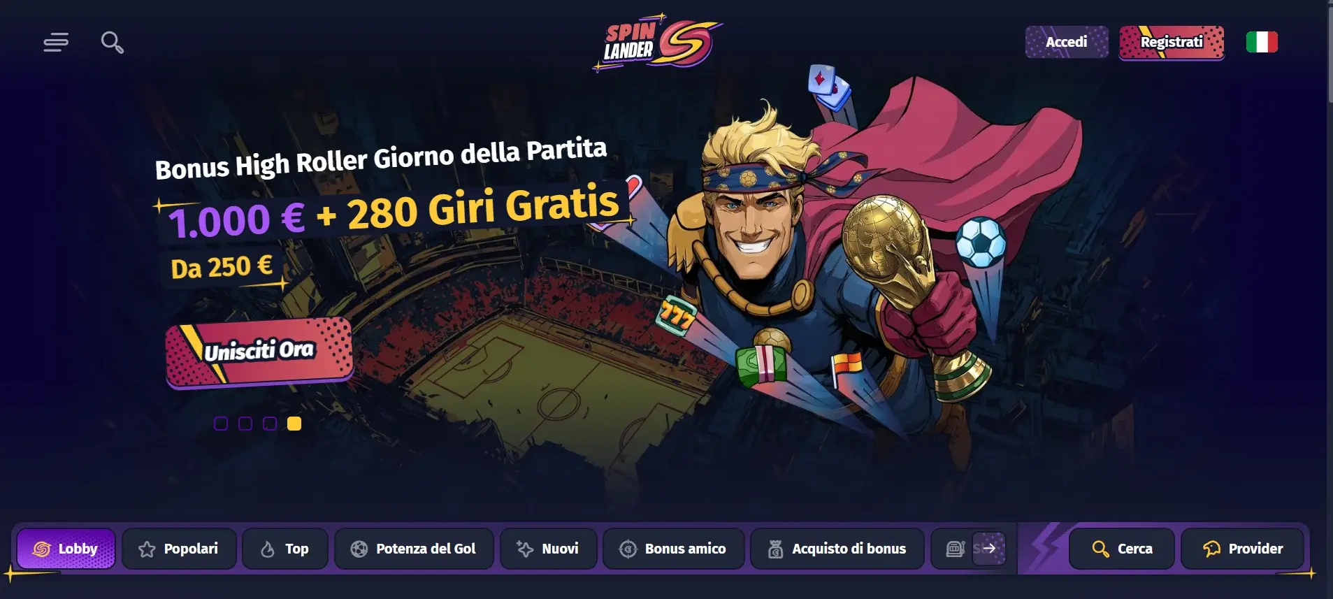 Spinlander Casino review